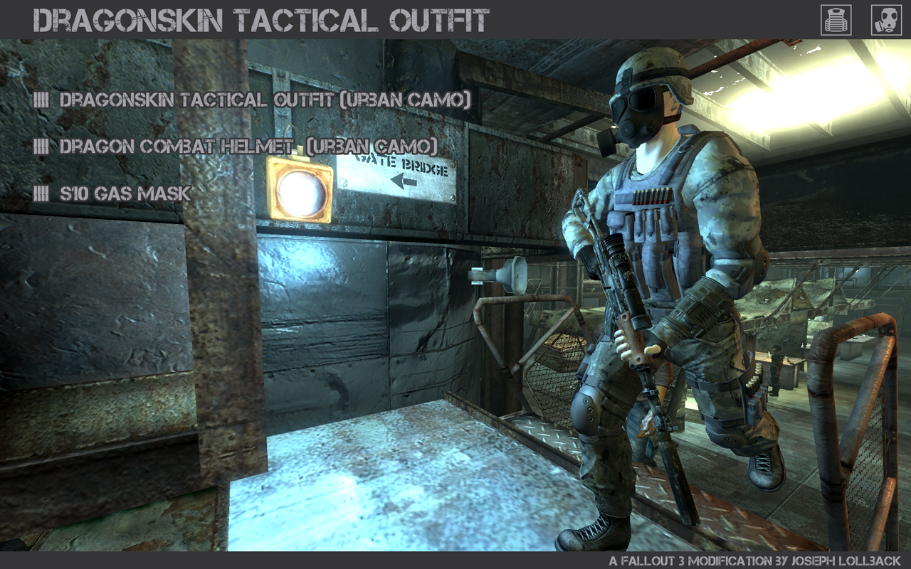 Fallout 3 - Dragonskin Tactical Outfit