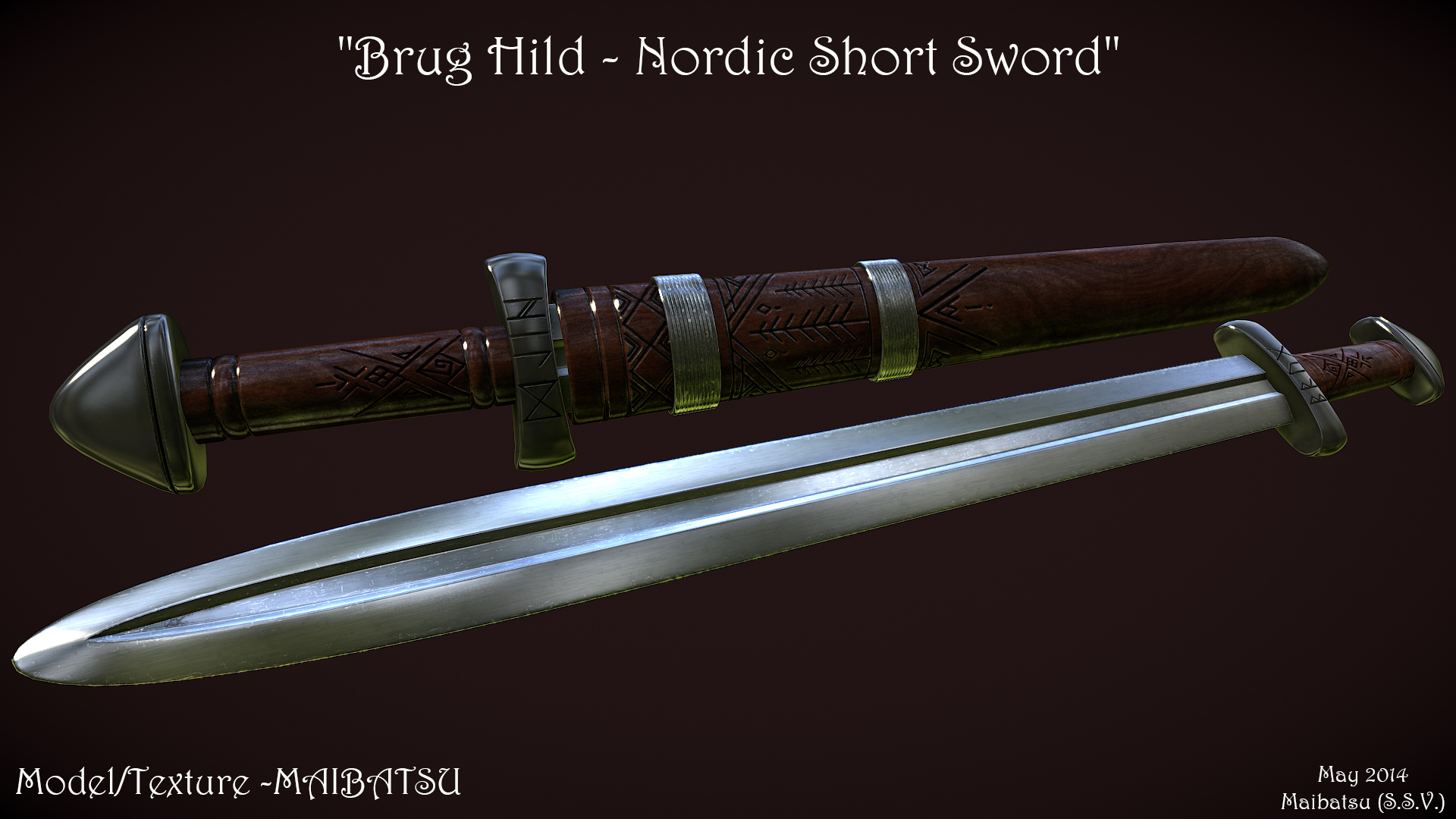Brug Hild - Nordic Short Sword